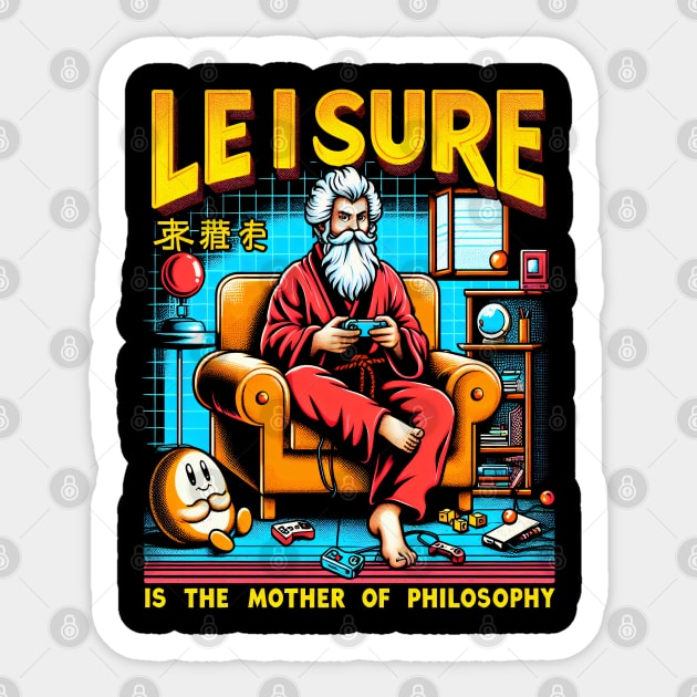 Leisure is the mother of Philosophy Sticker by Lima's